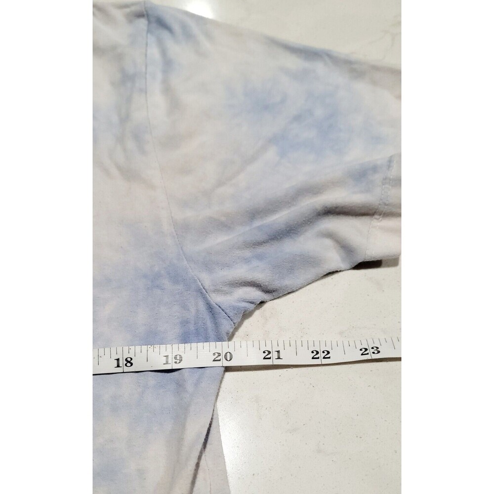 Dark Seas Tie Dye Blue White Death Wave Graphic T Shirt Medium EUC NO STAINS - Picture 3 of 8